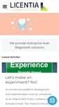 Mobile Screenshot of licentia.pt