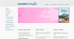 Desktop Screenshot of licentia.no